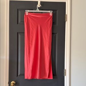 Old Navy midi satin skirt